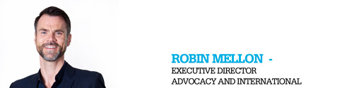 Executive Robin Mellon - Director Advocacy and International
